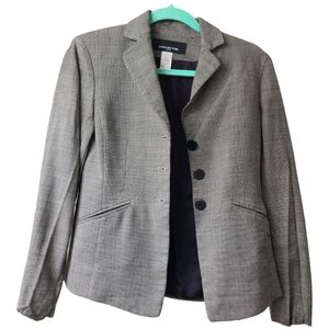 Jones New York Grey Stretch Blazer, Size 2P